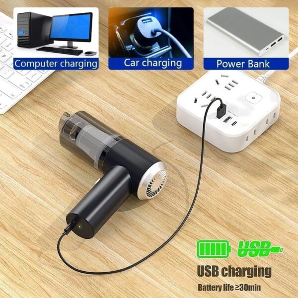 a device with a cord connected to a power outlet